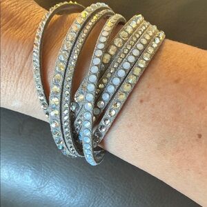 Swarovski Sparkling Crystal Wrap Bracelet